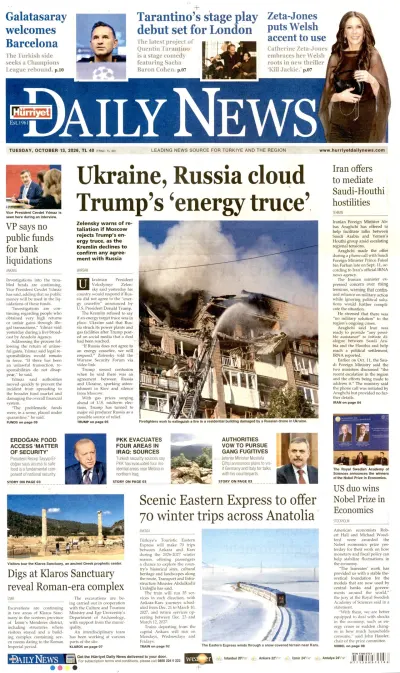 Hürriyet Daily News manşeti