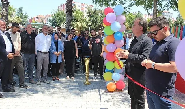 Türkeli'de yenilenen park açıldı