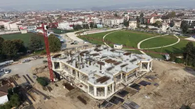 Düzce Belediyesinden 81 İlin Taşlarıyla Yükselen Anıt Eser Projesinde Sona Doğru