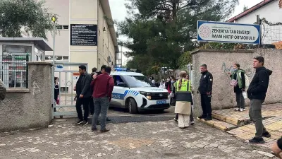 Kahramanmaraş'ta İnşaat Çalışmasındaki Gaz Sızıntısından Etkilenen Öğrenciler Hastaneye Kaldırıldı
