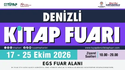 Denizli TÜYAP Kitap Fuarı 17 Ekim 2026 Tarihinde Kapılarını Açıyor