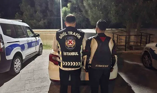 Beylikdüzü'nde trafikte yakalamamak için plakasına zarar veren motosikletliye 320 bin TL para cezası