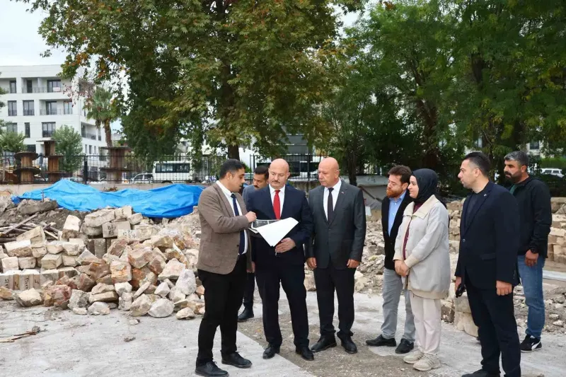 Adıyaman Arkeoloji Müzesi İnşaatında İnceleme
