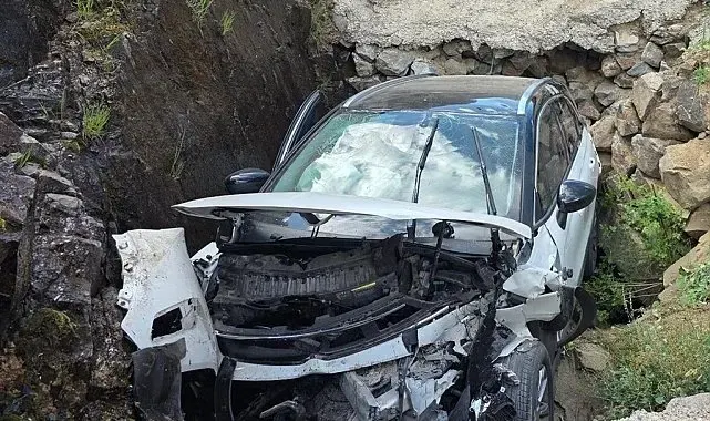 Giresun'da otomobil su kanalına düştü: 1 ölü, 4 yaralı