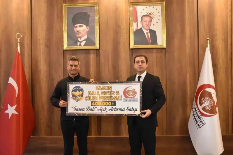 Batman Sason Balı Festivalinde Rekor Fiyata Satılan Ürünün Bedeli Üreticilere Ödendi