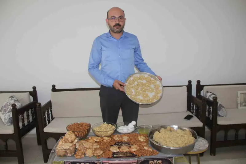 Şırnak Cizre'nin Coğrafi İşaretli Tatlısı Memilheva Geleneksel Yöntemlerle Üretiliyor