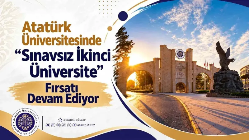 ATA-AÖF Sınavsız İkinci Üniversite Başvuruları İçin Son Tarih Açıkladı