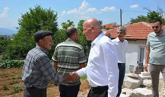 Başkan Kumral mahallelerde süren çalışmaları yerinde inceledi