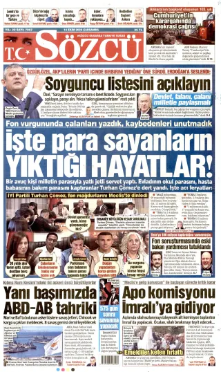 Sözcü manşeti