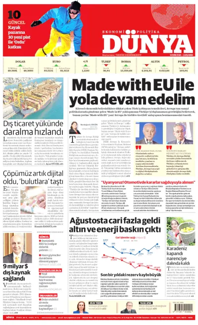 Dünya manşeti