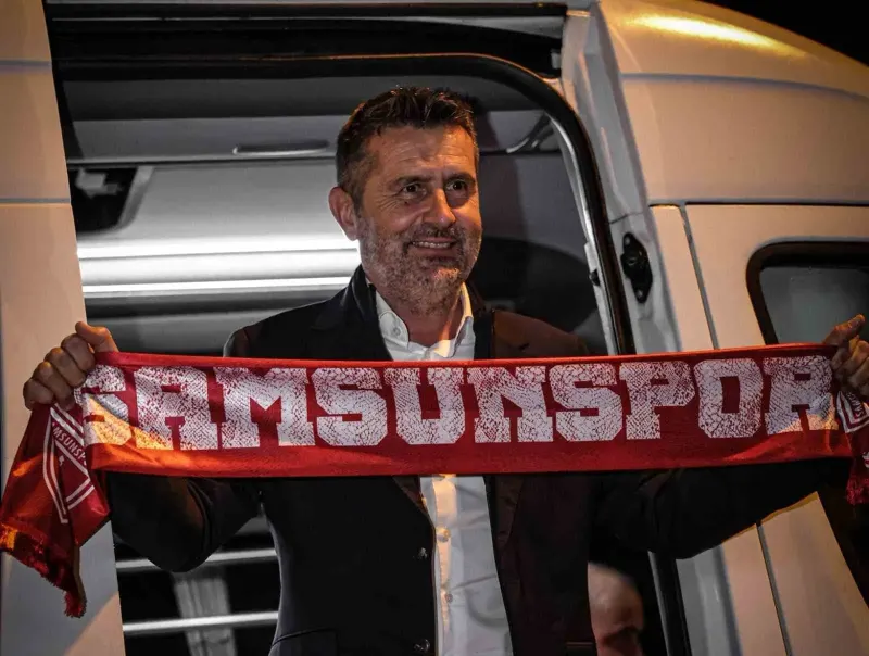 Samsunspor'un Yeni Teknik Direktörü Nenad Bjelica Samsun'a Geldi