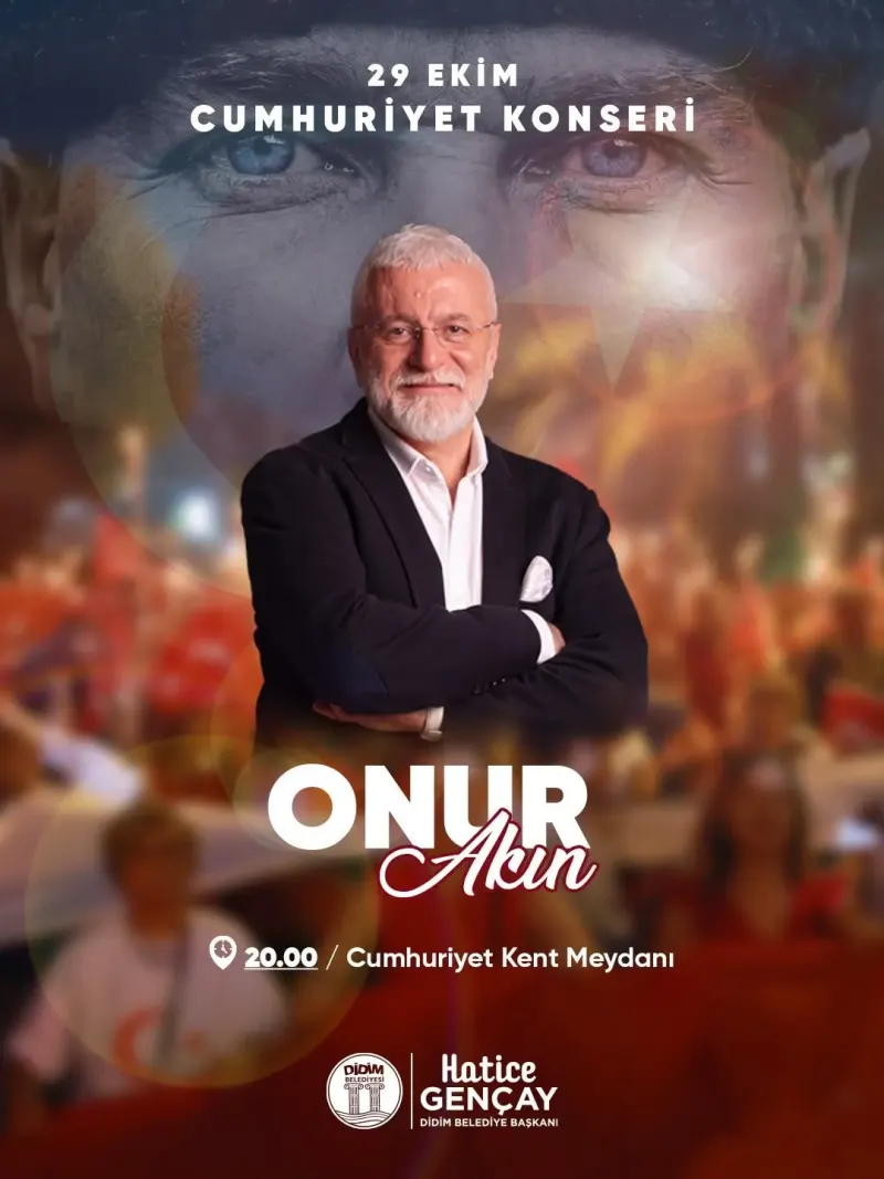 Didim Belediyesi Cumhuriyet Bayramı'nı Fener Alayı ve Konserle Kutlayacak