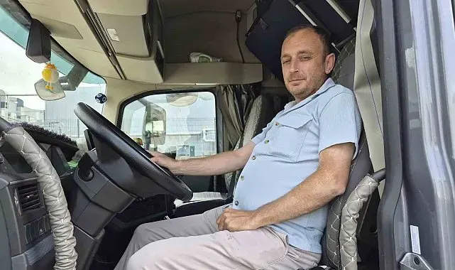 Genç tır şöförünün meslek aşkı