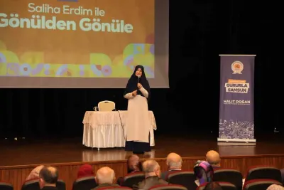 Saliha Erdim Vezirköprü'de Gönülden Gönüle Konferansında Sevenleriyle Buluştu
