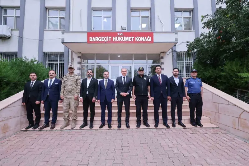 Mardin Valisi Tuncay Akkoyun Dargeçit İlçesinde Temaslarda Bulundu