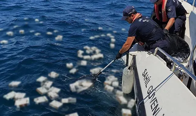 Gazipaşa açıklarında kaçak sigara ürünleri ele geçirildi