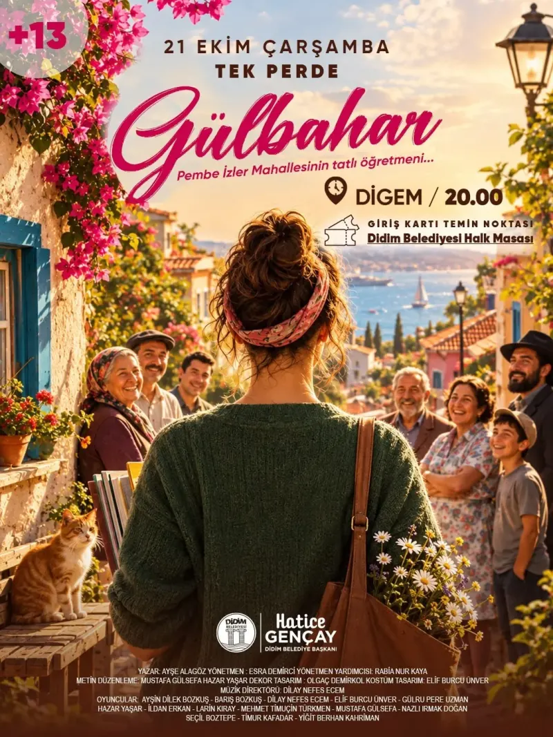 Aydın Didim’de Gülbahar Tiyatro Oyunu Sahnelenecek