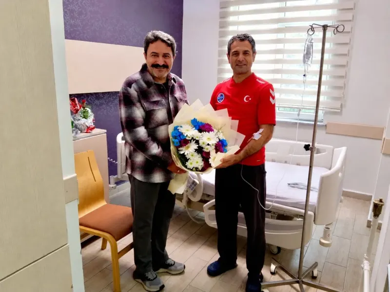 Dünya Şampiyonu Millî Sporcu Erkan Balk'a Anlamlı Ziyaret