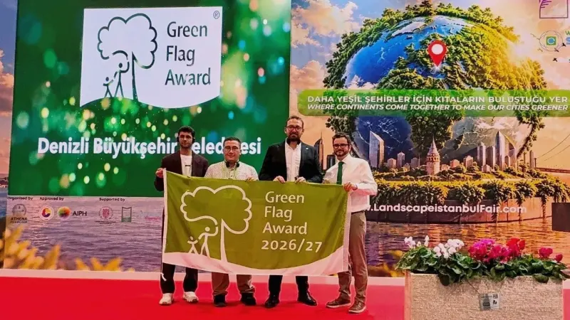 Denizli Büyükşehir Belediyesi Green Flag Award Başarısıyla Türkiye Lirdeğine Ulaştı