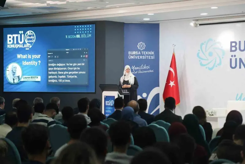 İngiliz Gazeteci Lauren Booth Bursa Teknik Üniversitesi'nde Öğrencilerle Buluştu