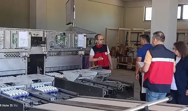 Tavşanlı'da yumurta paketlemede yeni dönem