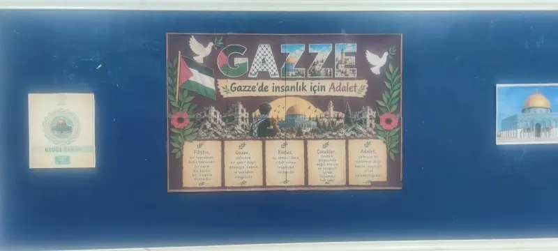 Adıyaman Fatih Anadolu Lisesi’nde Değerler Eğitimi Kapsamında Özel Panolar Hazırlandı