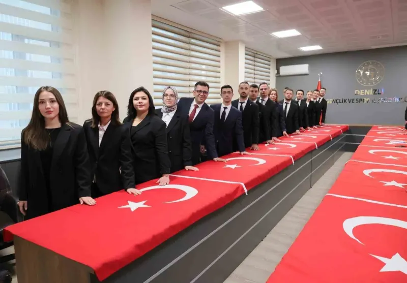 Denizli'de 43 Sözleşmeli Personel Yemin Ederek Kadroya Geçti