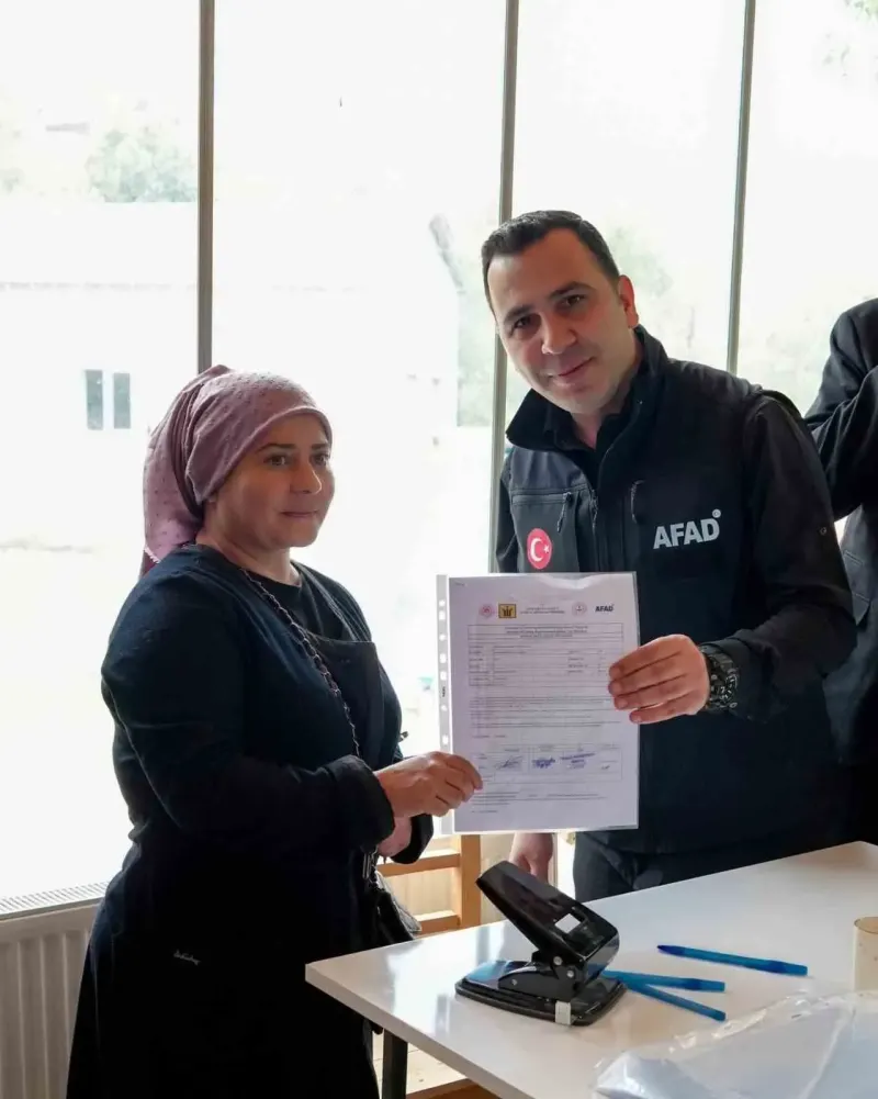 Adıyaman Gölbaşı Harmanlı Beldesinde Kalıcı Konutlar Hak Sahiplerine Verildi