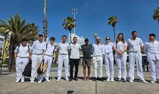 Ayvalıklı deniz öğrencileri Avrupa'da staj yaptı