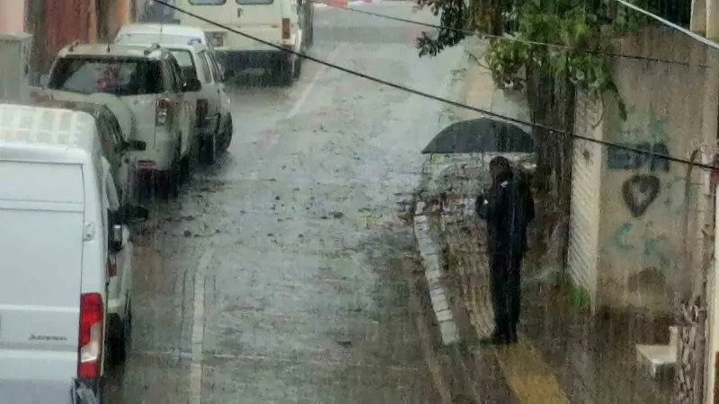 Bartın'da Şiddetli Sağanak Yağış Hayatı Olumsuz Etkiliyor