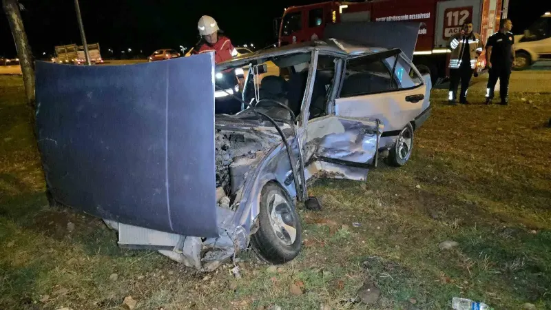 Hatay'da Meydana Gelen Trafik Kazasında Dört Kişi Yaralandı