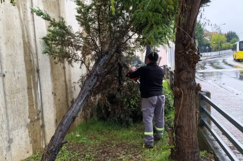 Kartal Belediyesi Şiddetli Yağış ve Fırtınaya Karşı Teyakkuzda