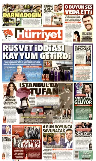 Hürriyet manşeti