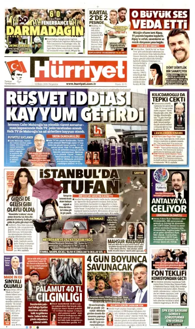 Hürriyet manşeti