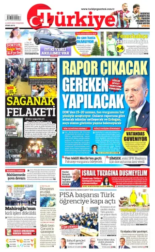 Türkiye manşeti