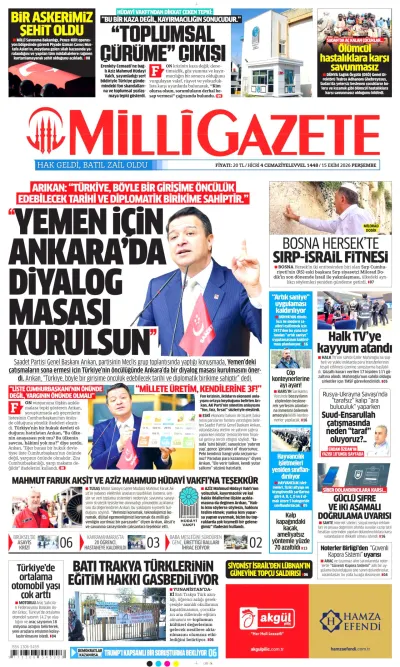 Milli manşeti