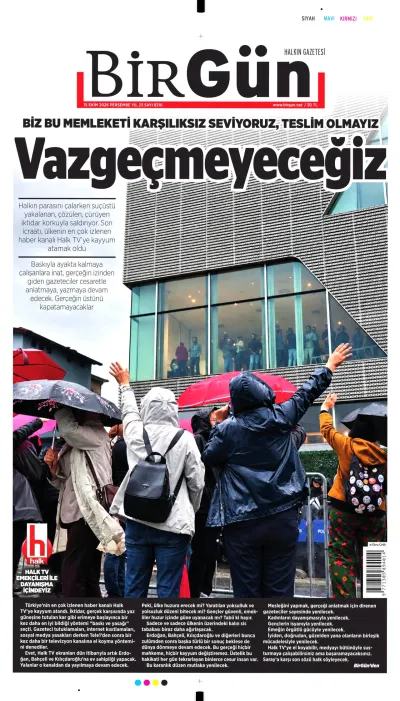 BirGün manşeti