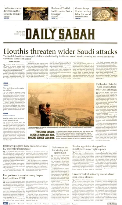 Daily Sabah manşeti