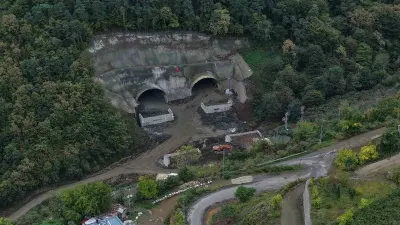 Trabzon Güney Çevre Yolu'nun Birinci Etabındaki İlk Tünelde Işık Görüldü