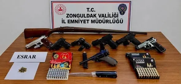 Zonguldak Merkezli Silah Operasyonunda 3 Zanlı Cezaevine Gönderildi