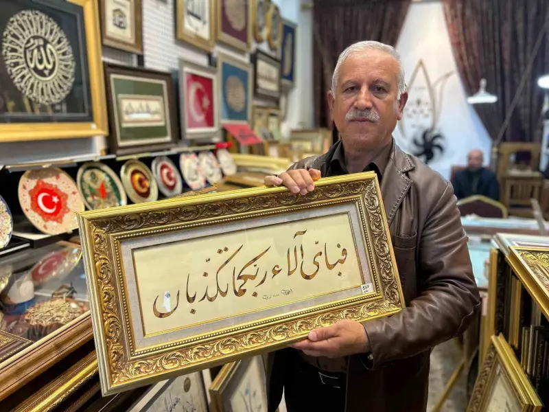 Vanlı Hattat Ecdadın Mirasını Geleceğe Taşıyor