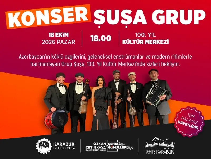 Grup Şuşa Karabük’te Ücretsiz Konser Verecek