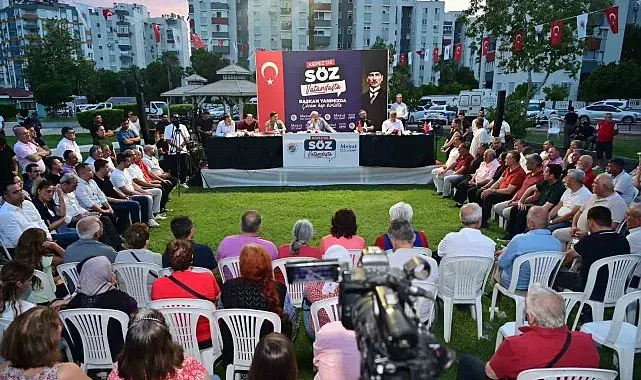Kepez'de "Söz Vatandaşta" buluşmasının ikincisi düzenlendi