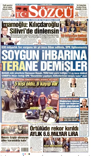 Sözcü manşeti