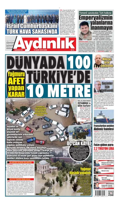 Aydınlık manşeti