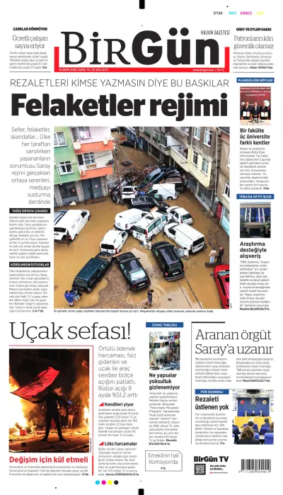BirGün manşeti