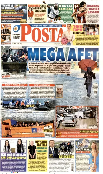 Posta manşeti