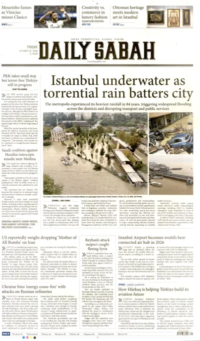 Daily Sabah manşeti