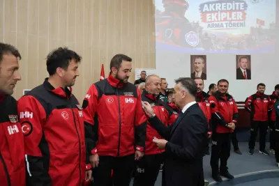 Karabük’te Arama Kurtarma Ekiplerine Belgeleri Törenle Verildi