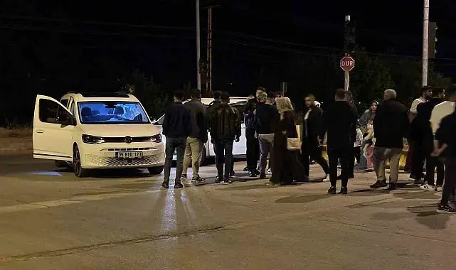 Hasköy'de iki otomobil çarpıştı: Yaralanan olmadı